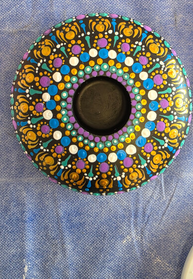 Mandala Stone or Candle Holder Painting Workshop