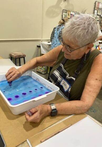 Marbling on Paper Workshop