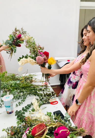 Market Trip with Bouquet Skills Workshop