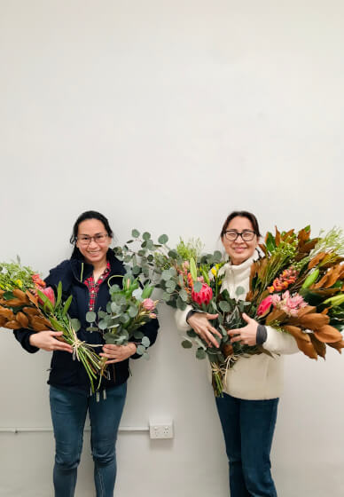 Market Trip with Bouquet Skills Workshop