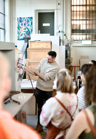 Master Class in Spraying Glaze