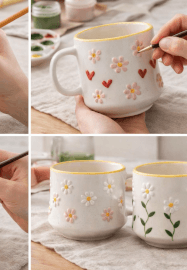 Matcha and Ceramic Painting Experience