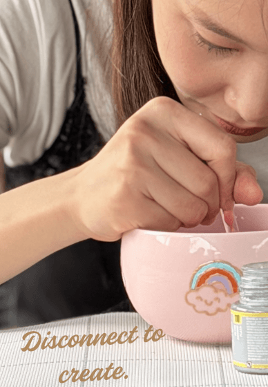 Matcha and Ceramic Painting Experience
