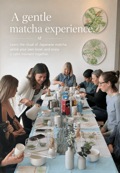 Matcha and Ceramic Painting Workshop