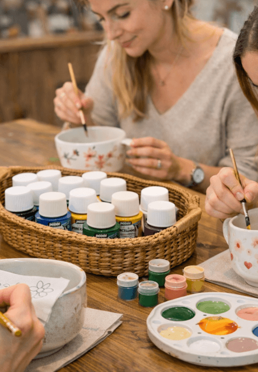 Matcha and Ceramic Painting Workshop