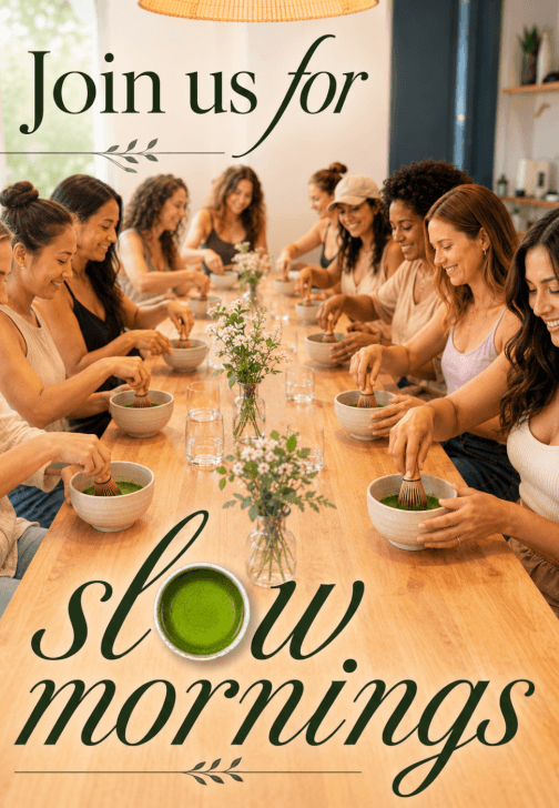 Matcha and Ceramic Painting Workshop