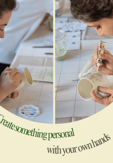 Matcha and Ceramic Painting Workshop