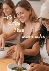 Matcha and Ceramic Painting Workshop
