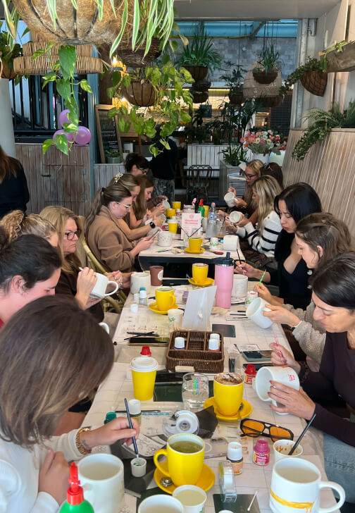 Matcha and Ceramic Painting Workshop: Toowoomba