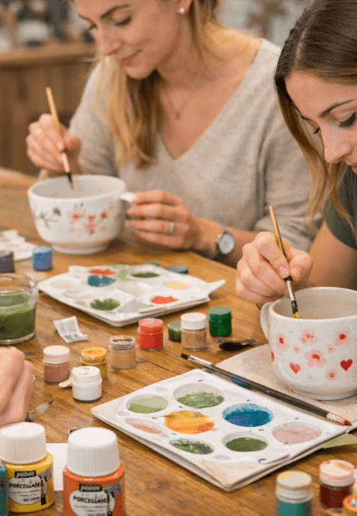 Matcha and Ceramic Painting Workshop: Toowoomba