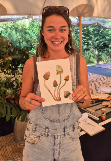 Medicinal Mushroom Art Workshop for Stress Support