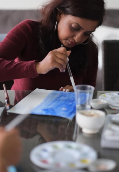 Meditation and Landscape Watercolour Painting Class