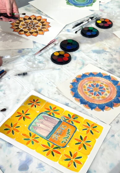 Mediterranean Inspired Watercolour Workshop