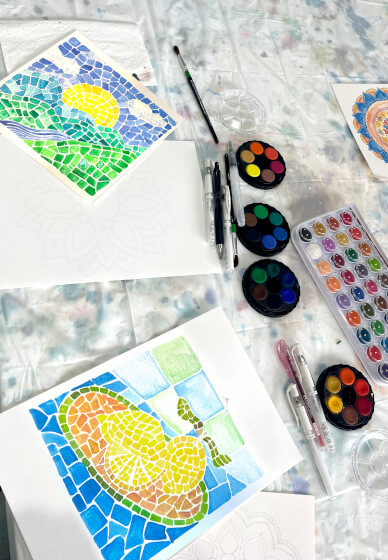 Mediterranean Inspired Watercolour Workshop
