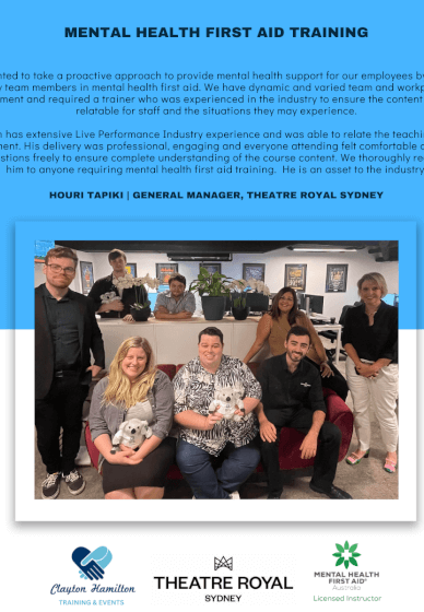 Mental Health First Aid Course