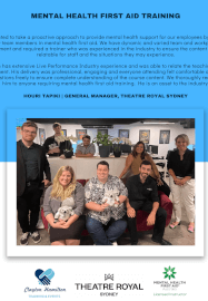 Mental Health First Aid Course