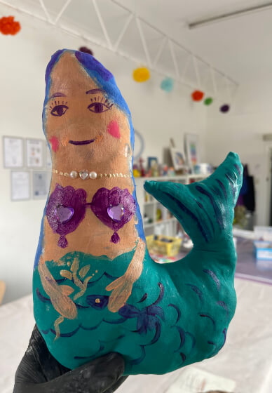 Mermaid. Toy Painting Class