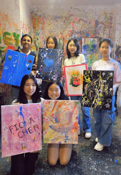 Messy Splatter Painting Experience