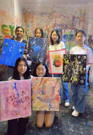 Messy Splatter Painting Experience