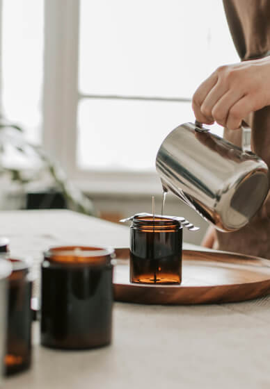 Mindful Candle Making Workshop Plus Afternoon Tea
