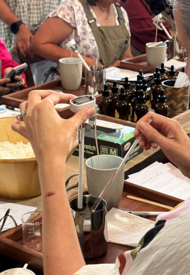 Mindful Candle Making Workshop Plus Afternoon Tea
