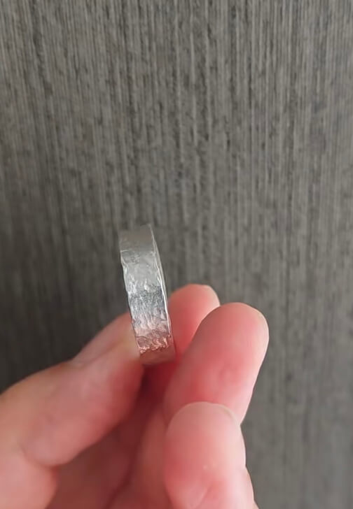 Mindful Hammered Silver Ring Workshop, Kid and Couple Friendly