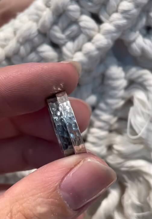 Mindful Hammered Silver Ring Workshop, Kid and Couple Friendly