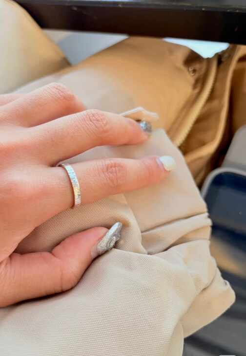 Mindful Hammered Silver Ring Workshop, Kid and Couple Friendly