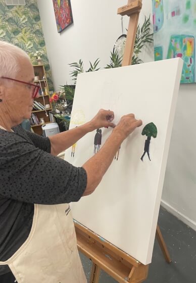 Mindful Painting Class