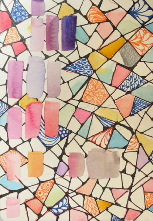 Mindful Watercolour and Zendoodle Workshop with Sound Healing