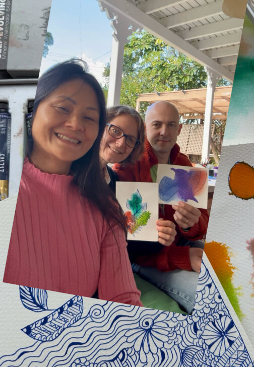Mindful Watercolour and Zendoodle Workshop with Sound Healing