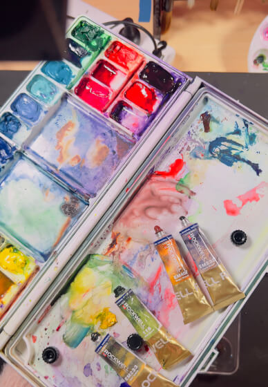 Mindful Watercolour and Zendoodle Workshop with Sound Healing