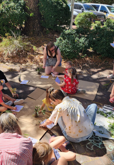 Mini Makers and Me Art Club for Kids and Caregivers