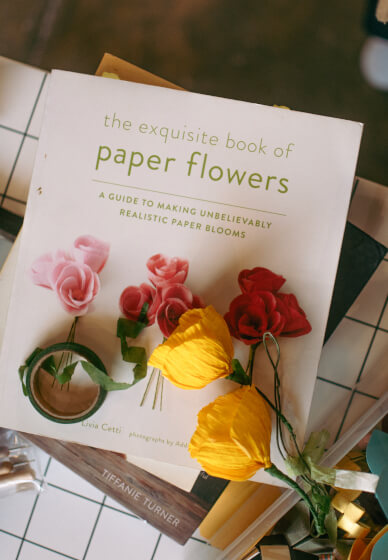 Mini Paper Flower Bouquet Workshop