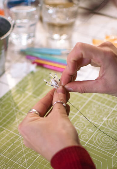 Mini Paper Flower Bouquet Workshop