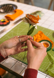 Mini Paper Flower Bouquet Workshop