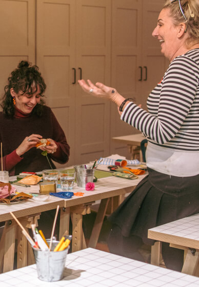 Mini Paper Flower Bouquet Workshop