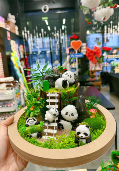 Miniature Wonderland Workshop with Crystal Resin Finish