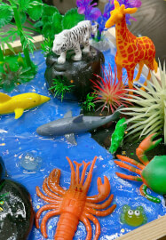 Miniature Wonderland Workshop with Crystal Resin Finish