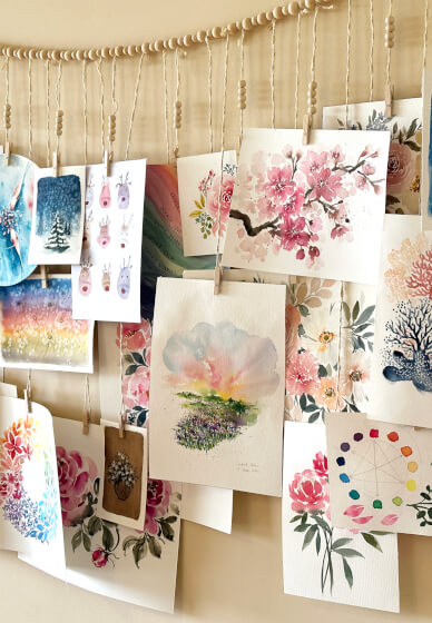 Minimalist Watercolour Landscape Painting Workshop