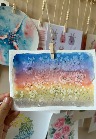 Minimalist Watercolour Landscape Painting Workshop