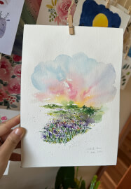 Minimalist Watercolour Landscape Painting Workshop