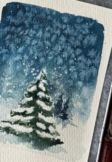 Minimalist Watercolour Landscape Painting Workshop