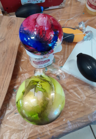 Mixed Media Christmas Ornament Workshop