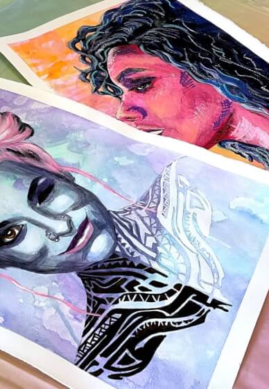 Mixed Media Portraits Workshop