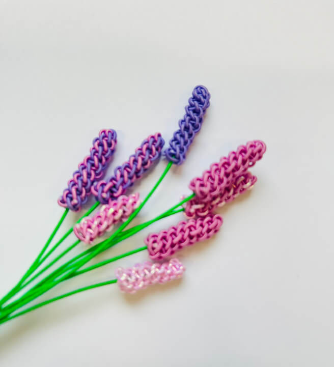Mizuhiki Workshop: Lavender Flowers