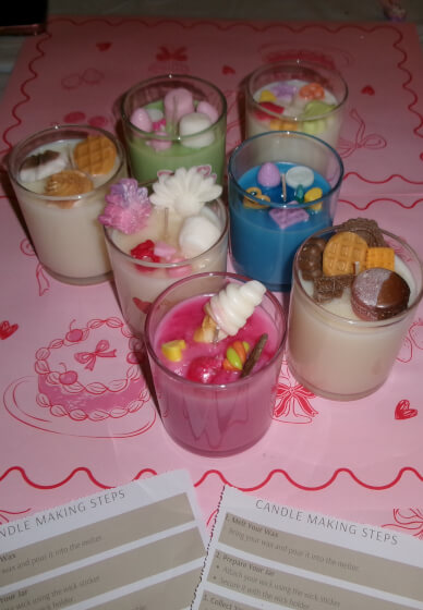 Mobile Candle and Sip Workshop