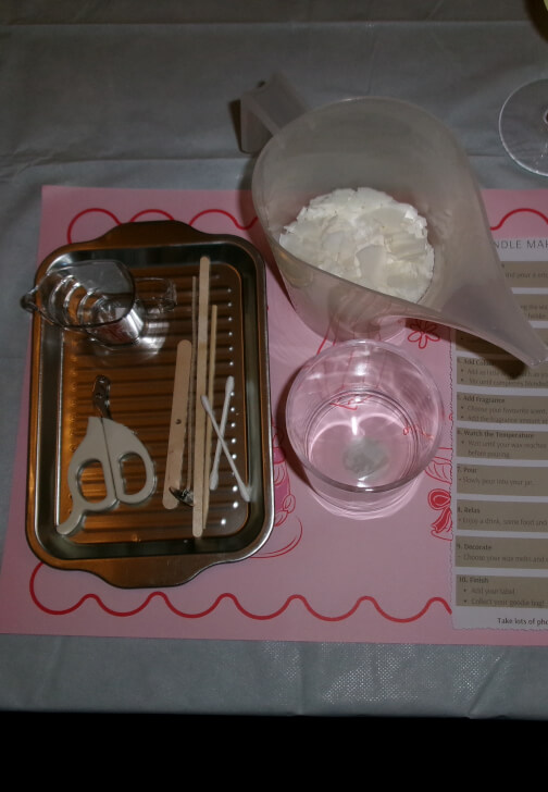Mobile Candle and Sip Workshop