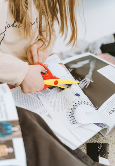 Mobile Collage Art Workshop: Chop, Chop, Paste