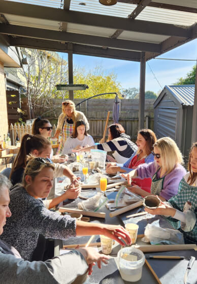 Mobile Hand Building Pottery Workshop